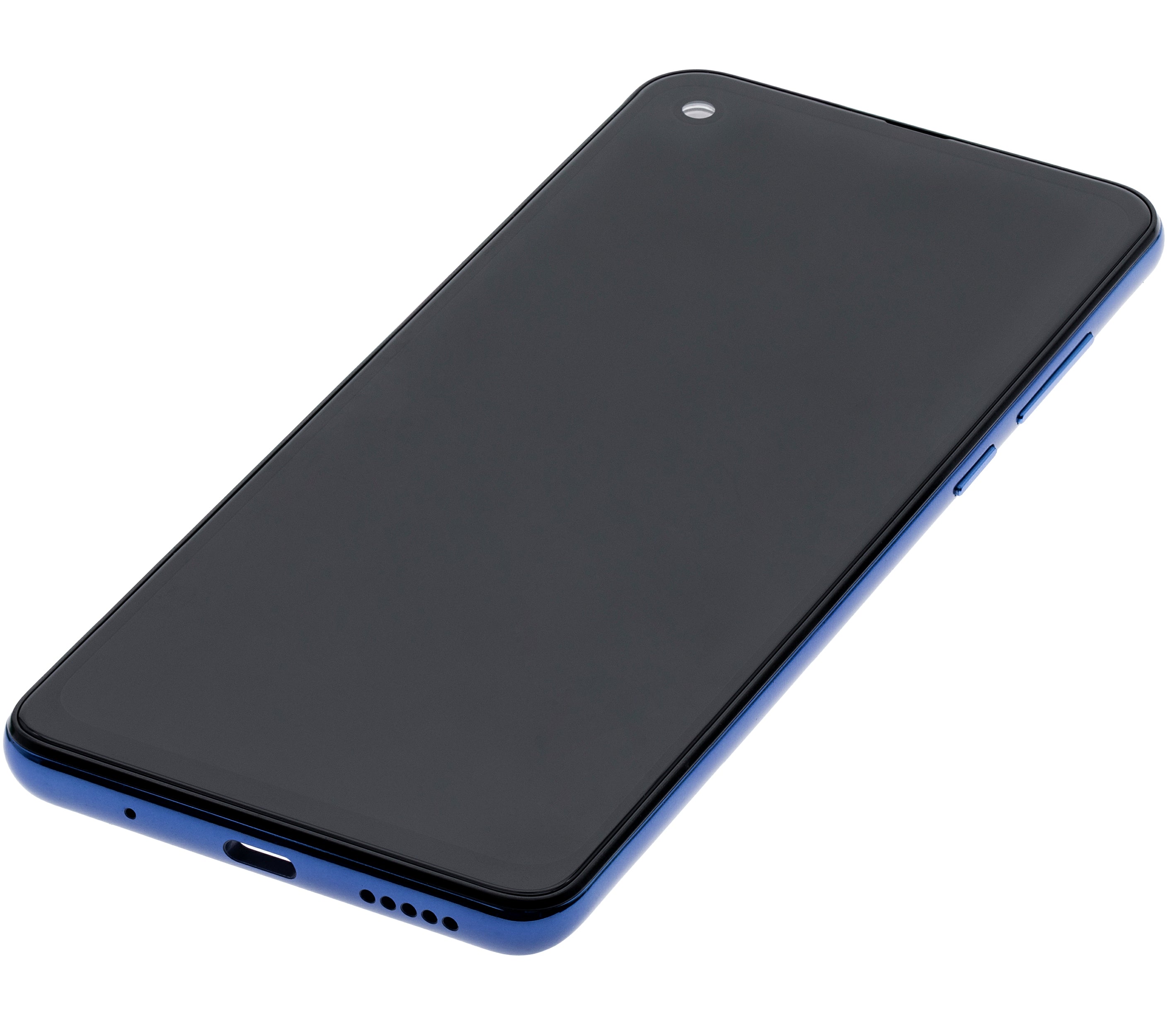 LCD-Display mit Rahmen für Motorola One Vision (XT1970 / 2019) / P50 (Original OEM) (Sapphire Gradient)