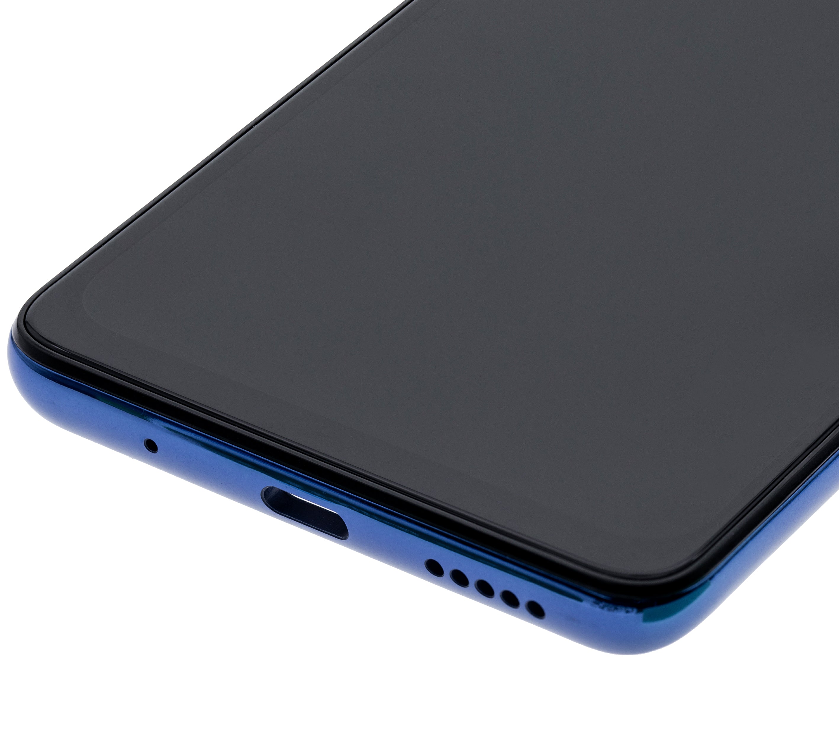 LCD-Display mit Rahmen für Motorola One Vision (XT1970 / 2019) / P50 (Original OEM) (Sapphire Gradient)