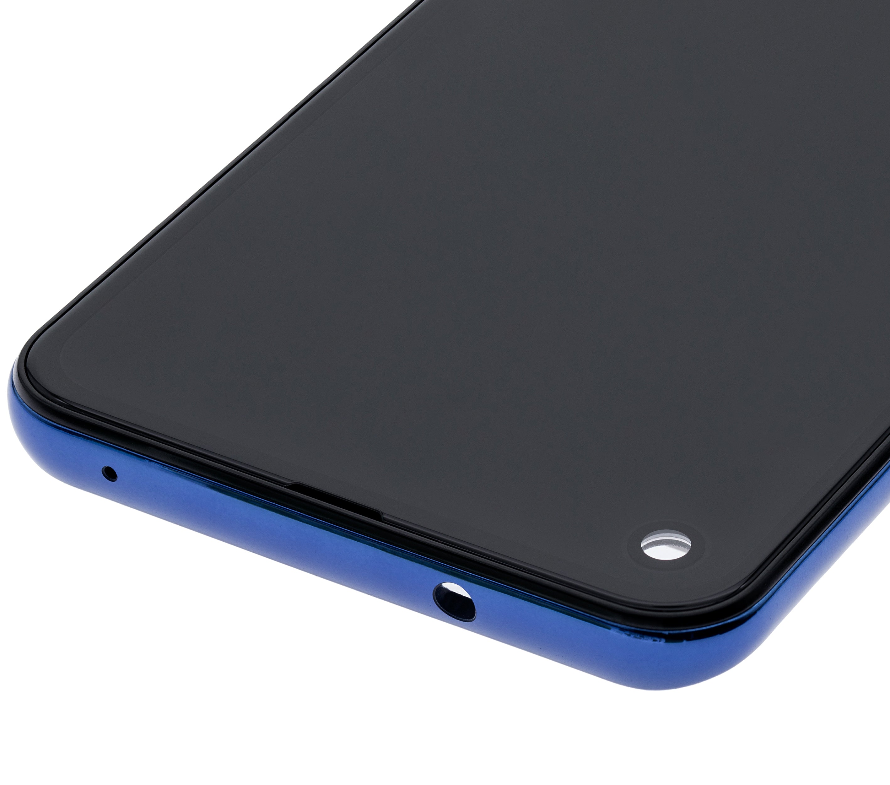 LCD-Display mit Rahmen für Motorola One Vision (XT1970 / 2019) / P50 (Original OEM) (Sapphire Gradient)