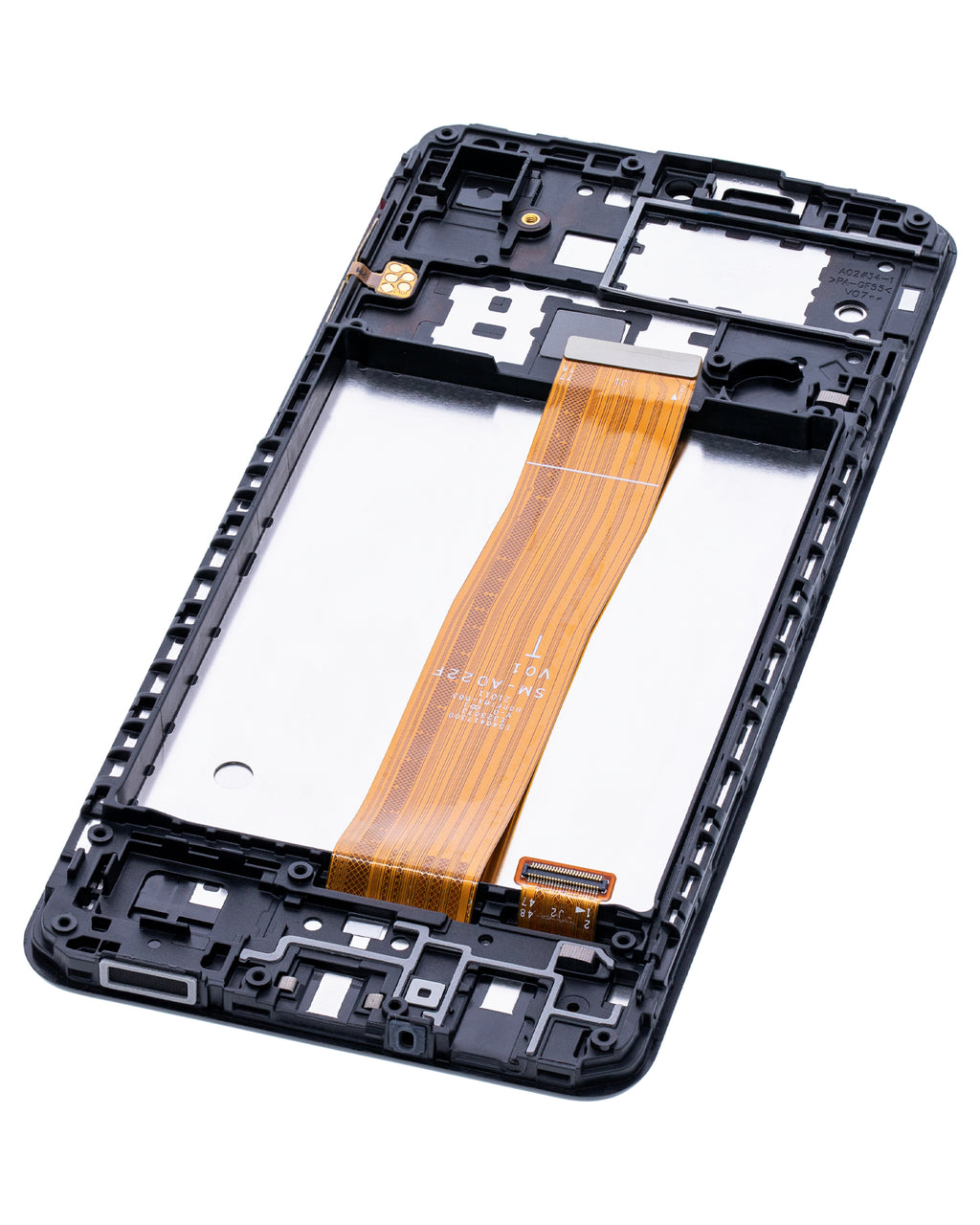 LCD-Display mit Rahmen für Samsung Galaxy A02 (A022 / 2020) (Aftermarket Plus: Incell) (Alle Farben)