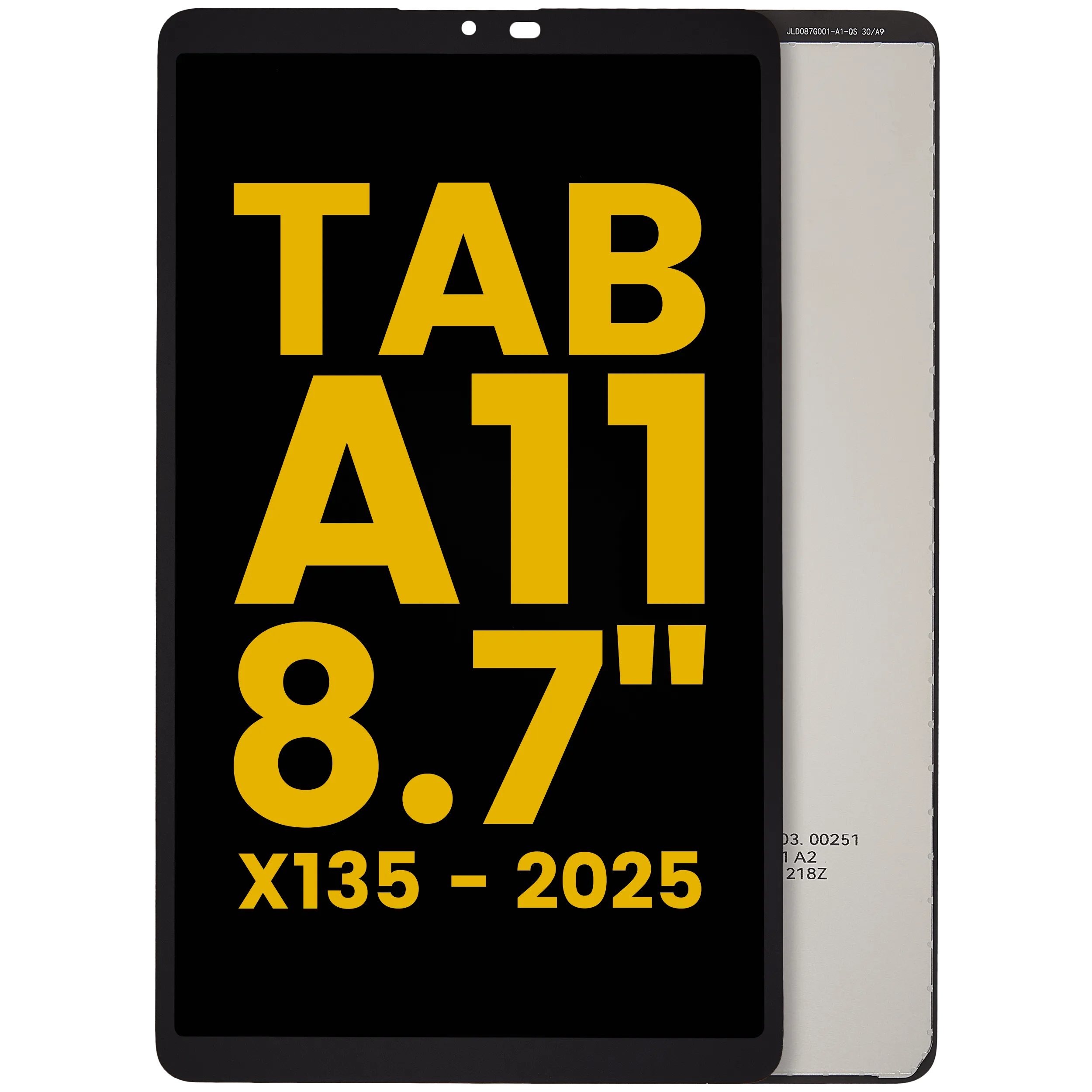 LCD-Display ohne Rahmen für Samsung Galaxy Tab A11 8.7" (X135) (2025) (LTE Version)