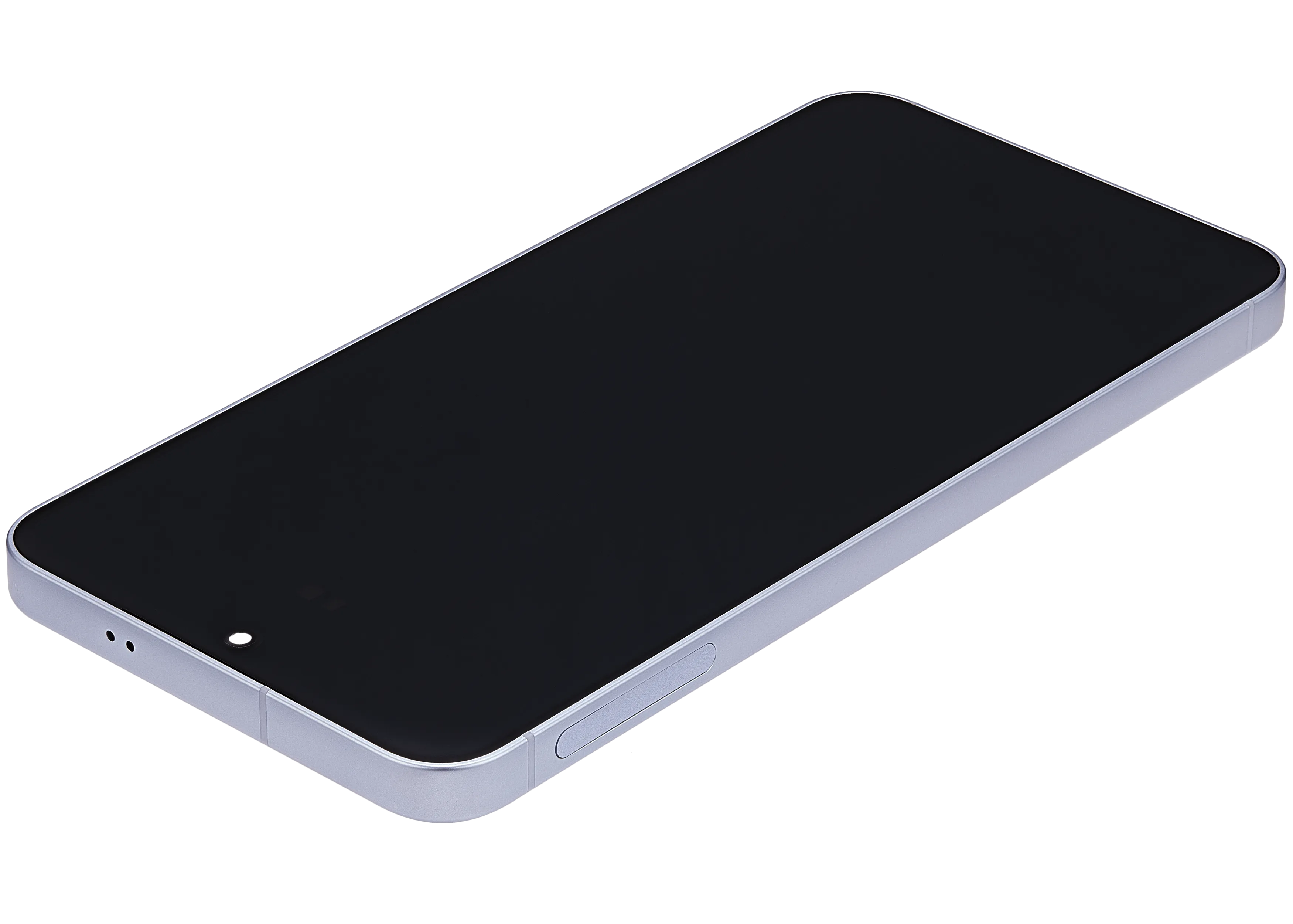 OLED-Display mit Rahmen für Samsung Galaxy S25 5G (US & International) (Aftermarket Plus) (Icy Blue)