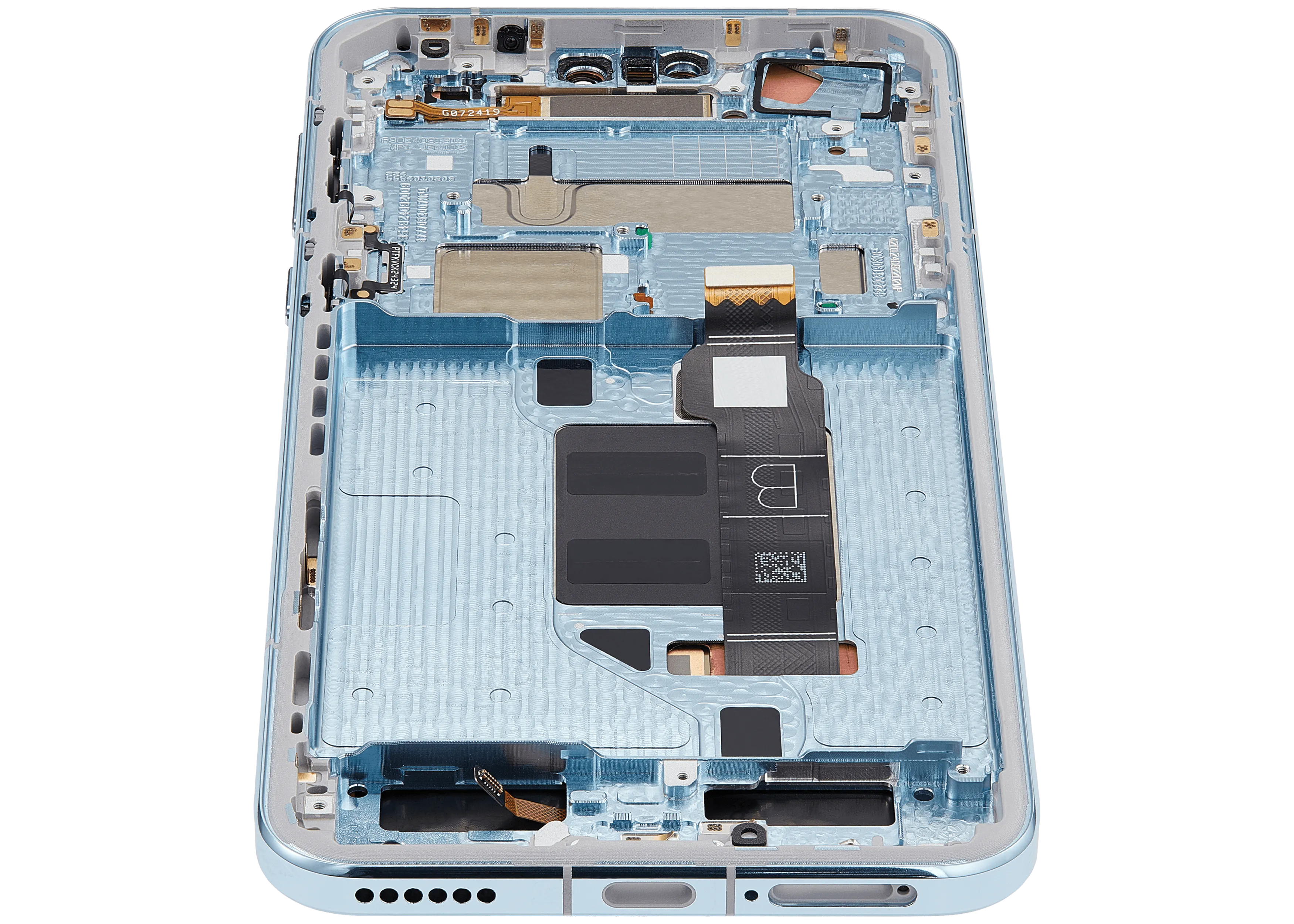 OLED-Display mit Rahmen für Honor Magic 7 Pro (Refurbished) (Breeze Blue)
