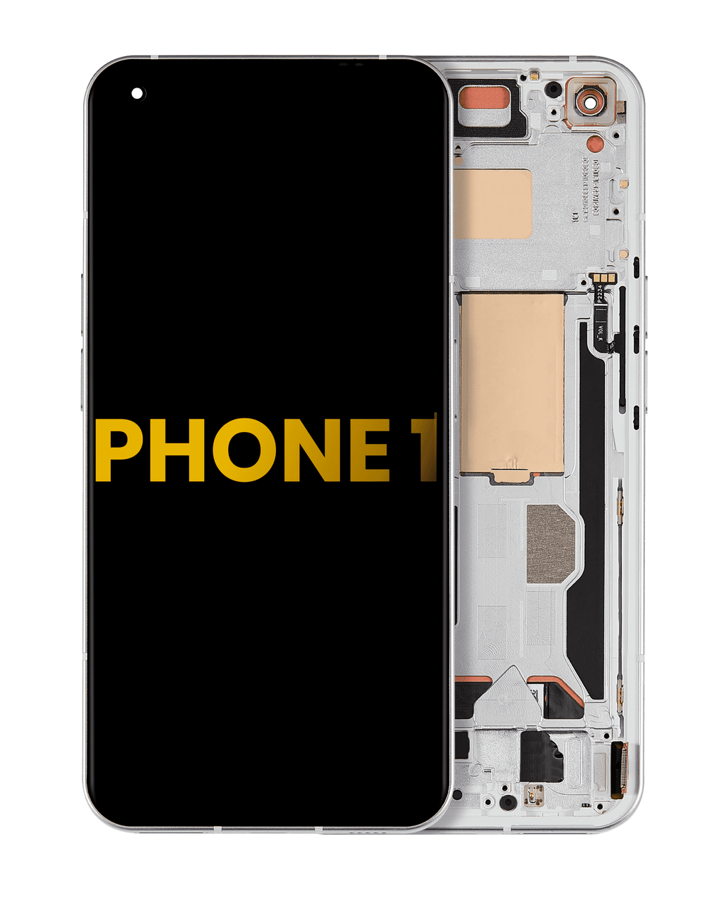 OLED-Display mit Rahmen für Nothing Phone 1 (Refurbished) (Weiß)