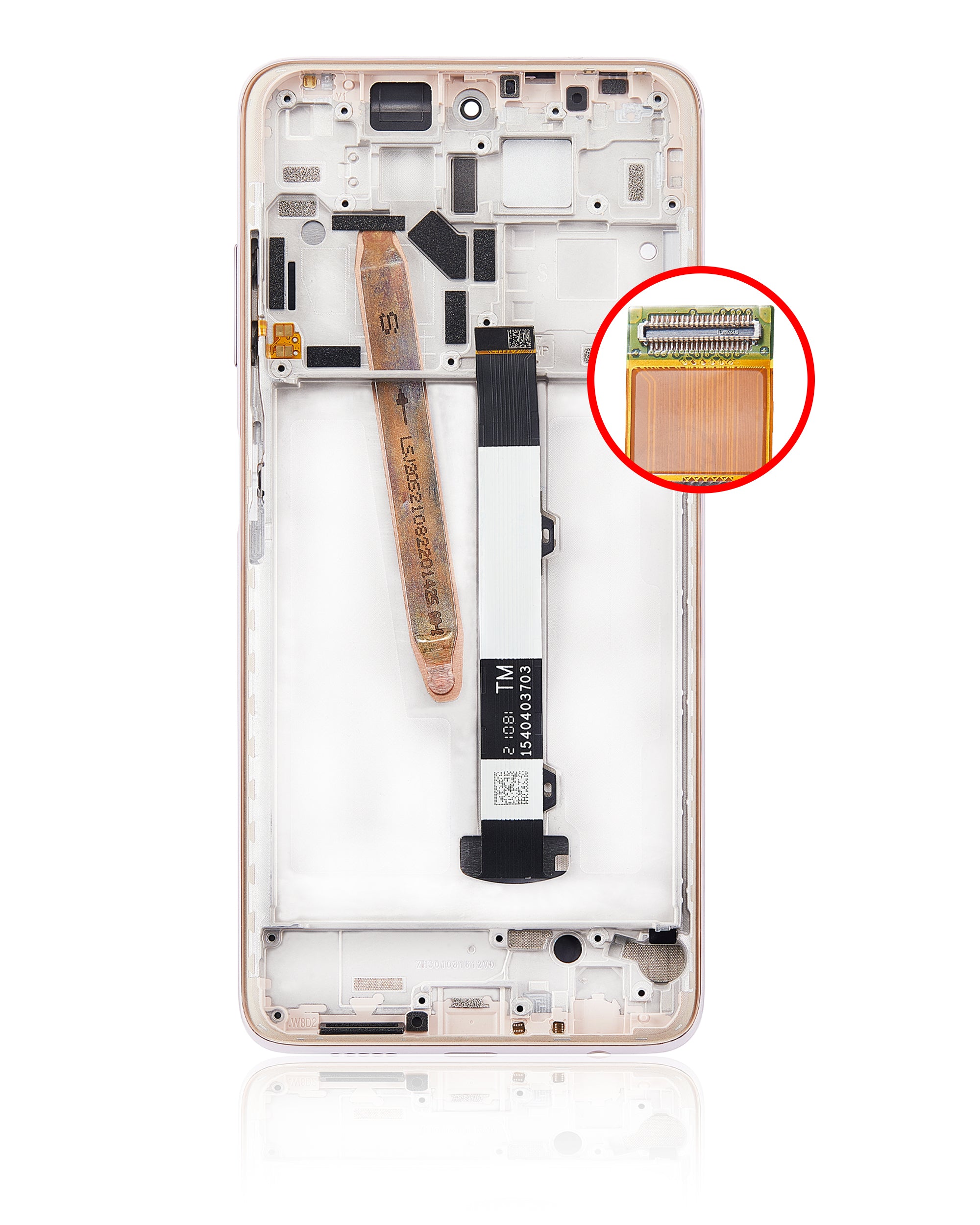 LCD-Display mit Rahmen für Xiaomi Redmi Poco X3 Pro (Refurbished) (Metal Bronze)