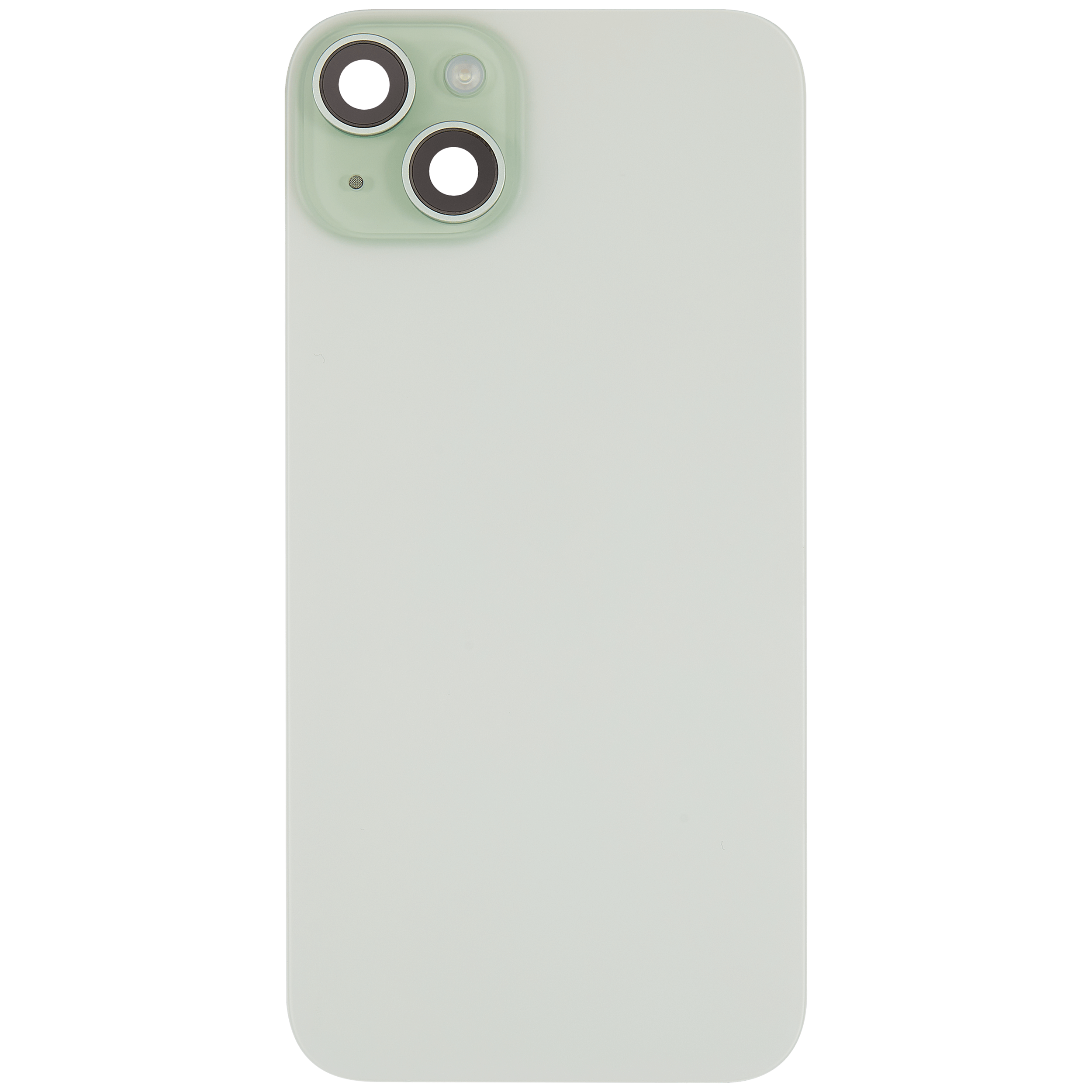 Backcover mit MagSafe Magnet & NFC & Blitz-Flexkabel für iPhone 15 Plus (gebrauchter OEM-Ausbau, Qualität A) (Grün)