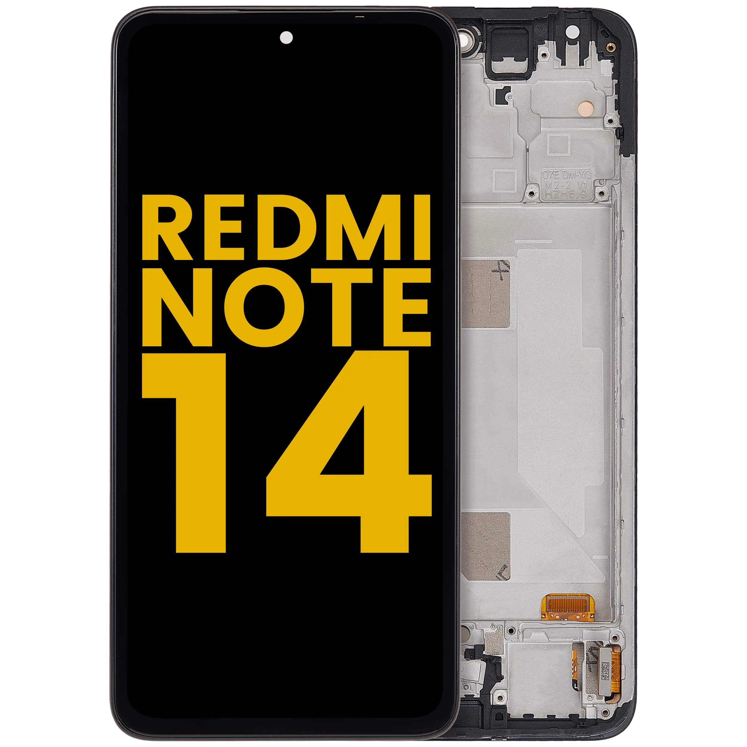 OLED-Display mit Rahmen für Xiaomi Redmi Note 14 4G (EU Version) (Refurbished) (Alle Farben)
