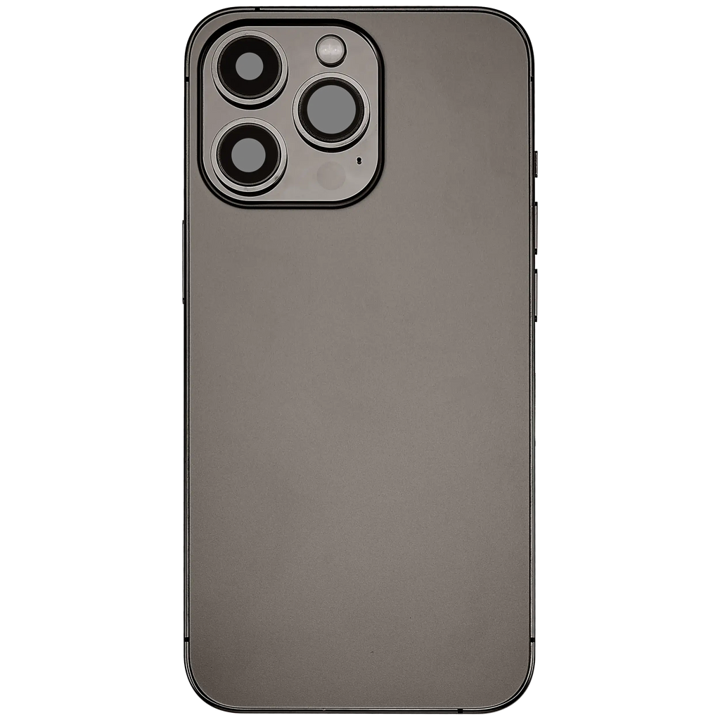 Backcover/Rahmen mit Ladebuchse Flex & Small Parts für iPhone 13 Pro (EU / Global Version) (gebrauchter OEM-Ausbau, Qualität B) (Graphite)