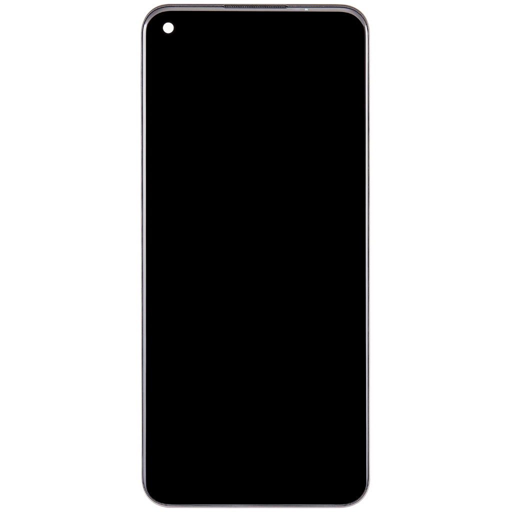 LCD-Display mit Rahmen Compatible für Oppo A32 (2020) (Refurbished) (Alle Farben)
