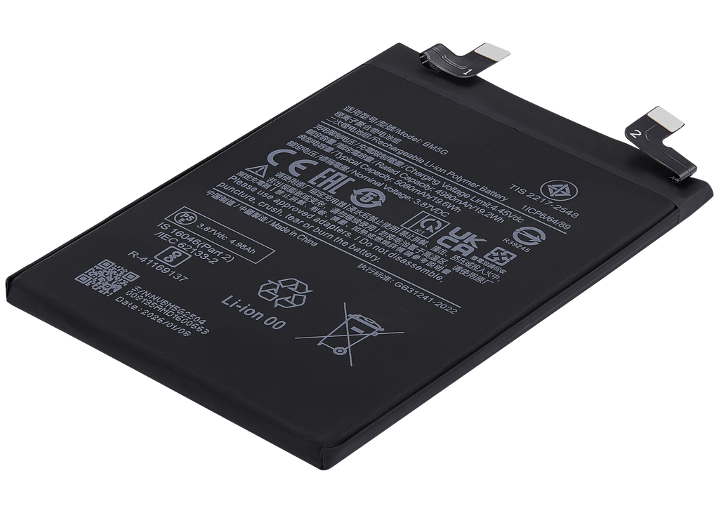 Replacement Akku für Xiaomi Poco X4 GT / Redmi Note 11T Pro / Redmi Note 12T Pro / Redmi K50i (BM5G)