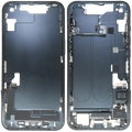 Midframe/Rahmen mit Ladebuchse Flex & Small Parts für iPhone 14 (EU / Global Version) (gebrauchter OEM-Ausbau, Qualität C) (Midnight)