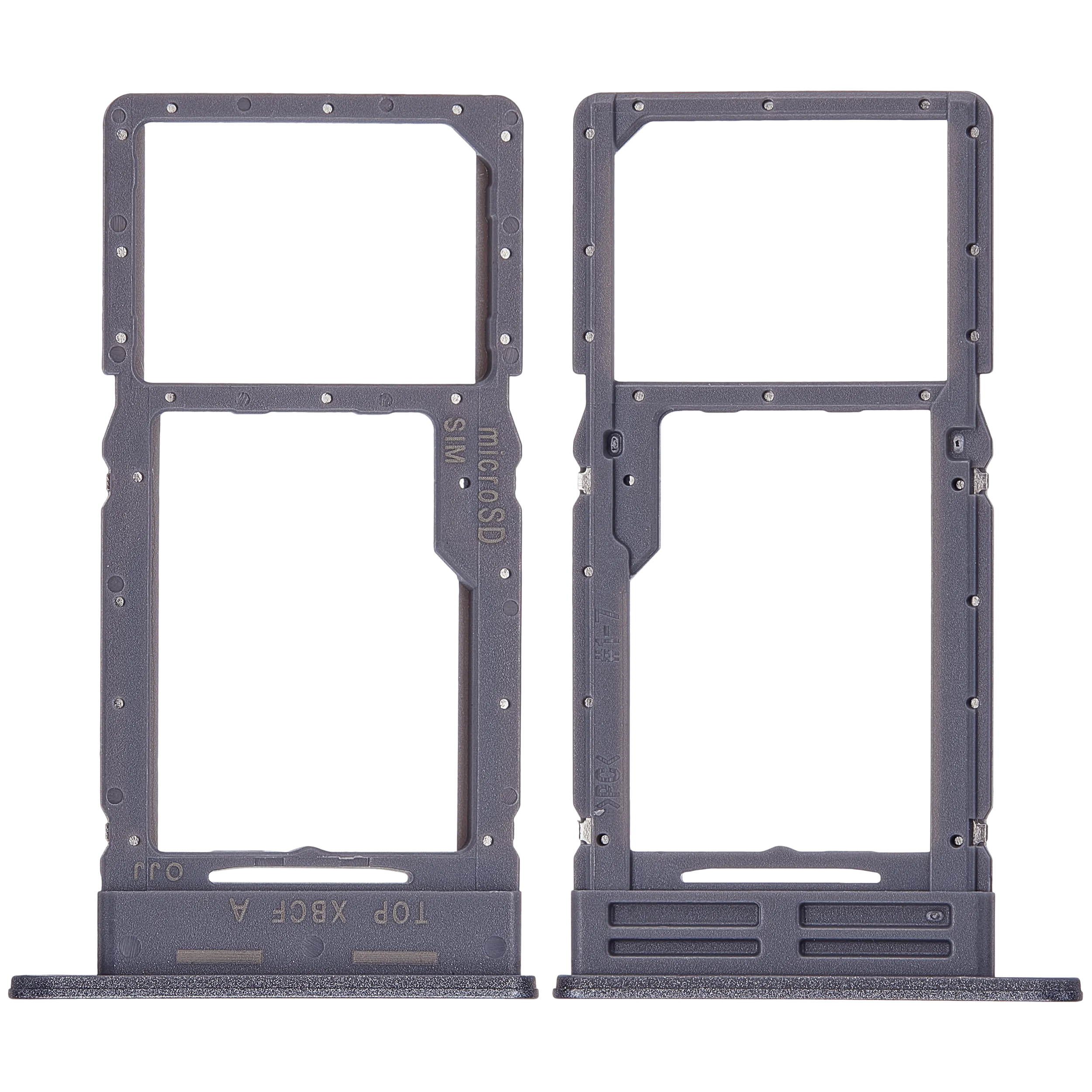 Dual Sim Card Tray für Samsung Galaxy Tab A11 Plus (X236B) (Schwarz)