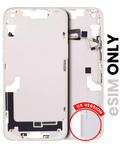 Midframe/Frame with Small Parts for iPhone 14 Plus (US Version) (Used OEM, Grade A) (Starlight)