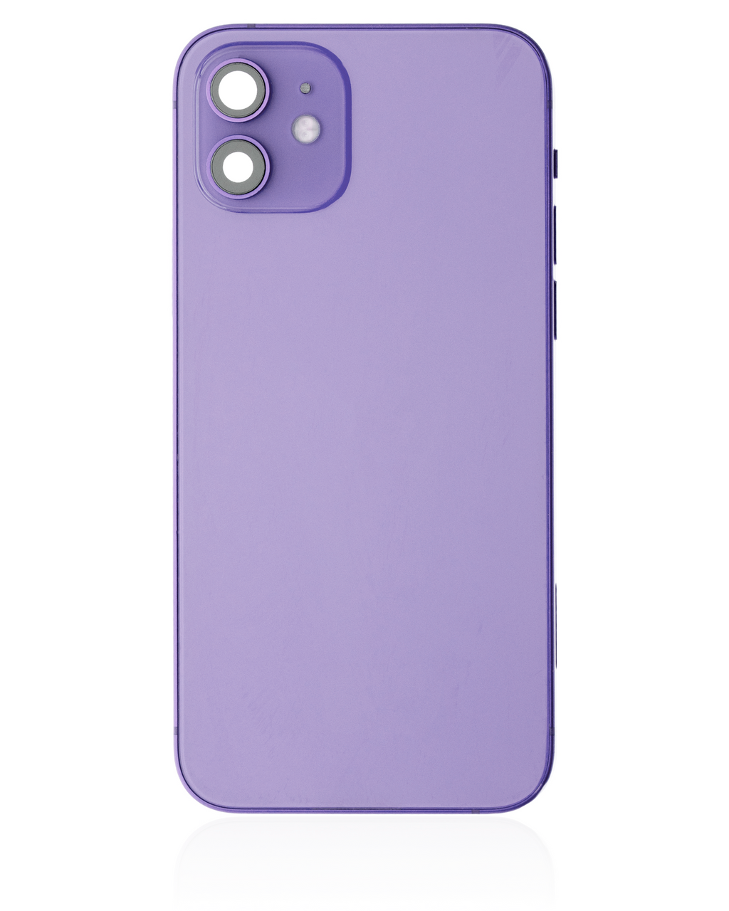 Backcover/Rahmen mit Small Parts für iPhone 12 (US-Version) (gebrauchter OEM-Ausbau, Qualität C) (Lila)
