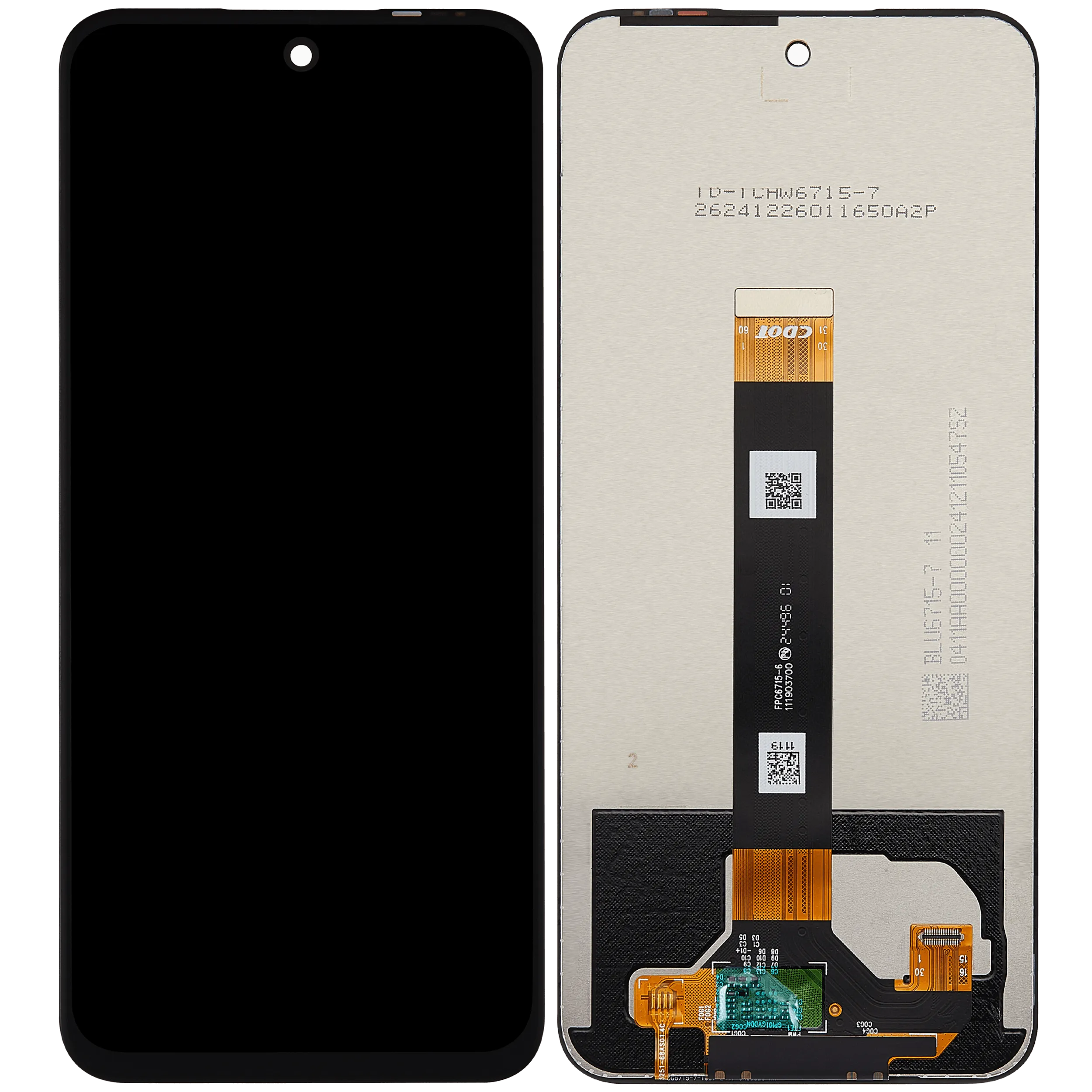 LCD-Display ohne Rahmen für TCL 60 SE NxtPaper 5G (T521K) (Refurbished) (Alle Farben)