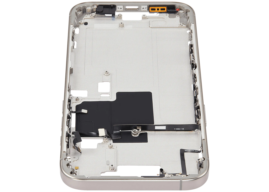 Midframe/Rahmen mit Power And Volume Button für iPhone 16 Pro Max (US-Version) (Aftermarket Plus) (Natural Titanium)