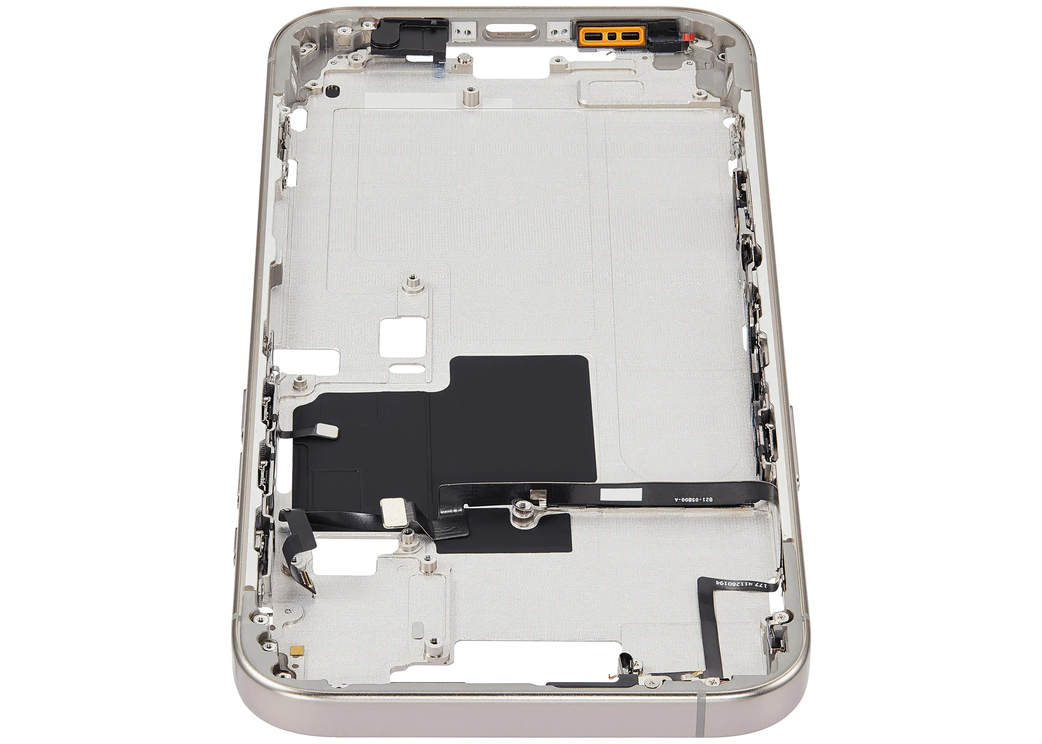 Midframe/Rahmen mit Power And Volume Button für iPhone 16 Pro Max (US-Version) (Aftermarket Plus) (Natural Titanium)