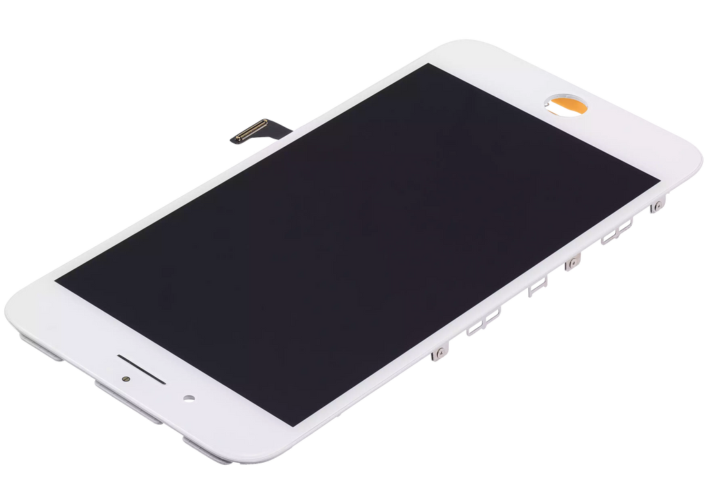 LCD-Display mit Stahlplatte für iPhone 7 Plus (Aftermarket: AQ7) (Weiß)