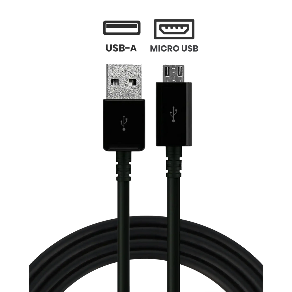 Micro USB to USB Type A Cable (Generic) (Black)