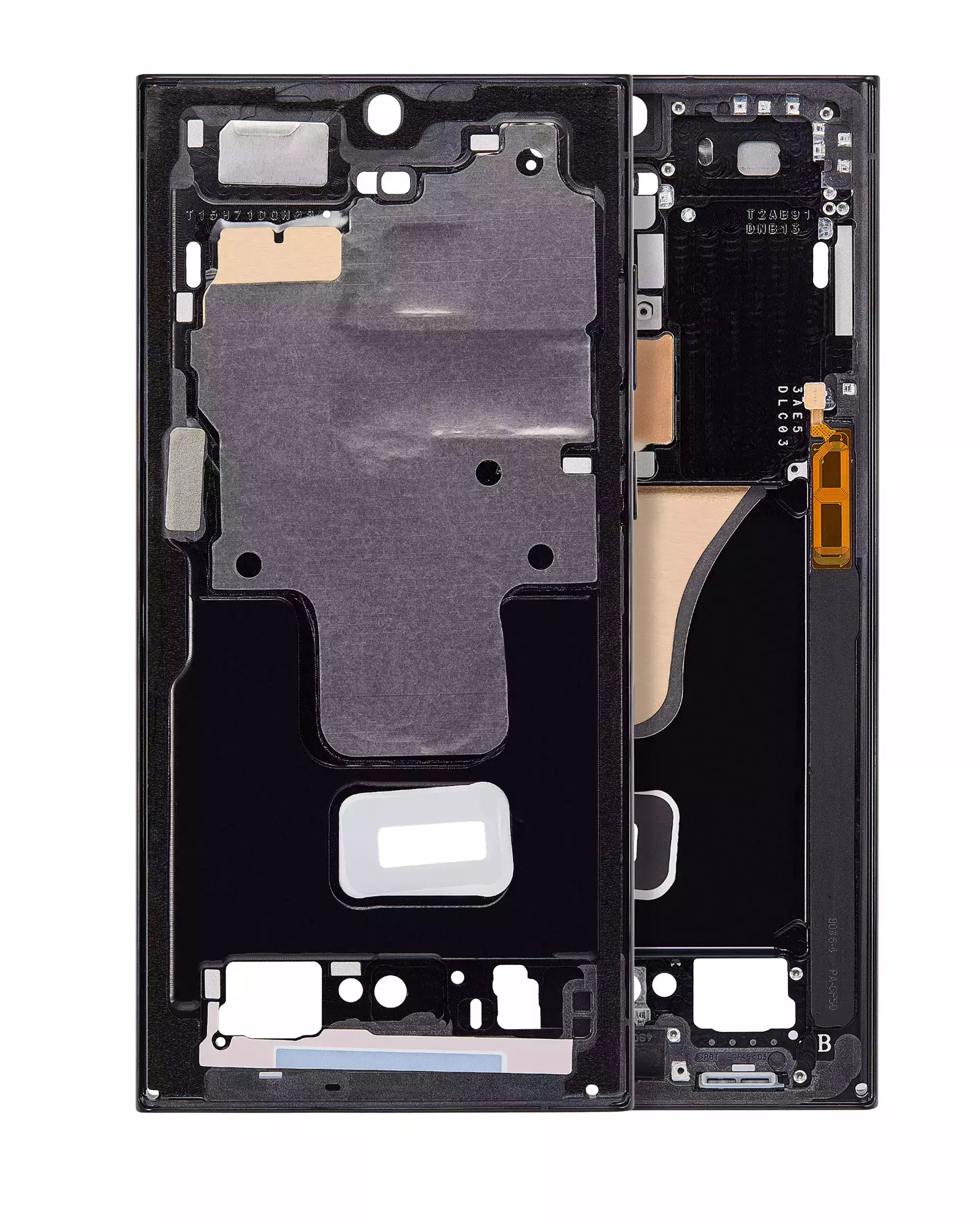 Midframe/Rahmen für Samsung Galaxy S23 Ultra 5G (US & International) (Phantom Black) (Service Pack)