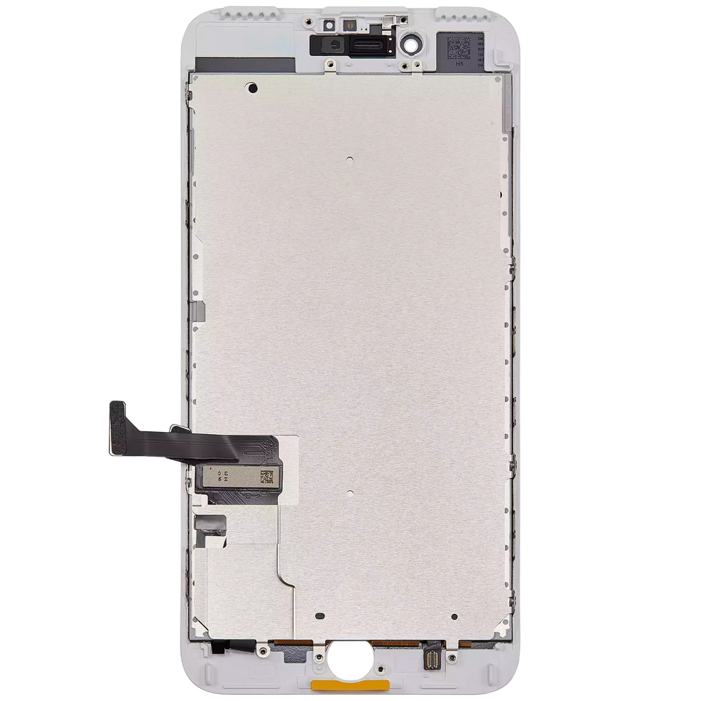 LCD-Display mit Stahlplatte für iPhone 7 Plus (Aftermarket: AQ7) (Weiß)