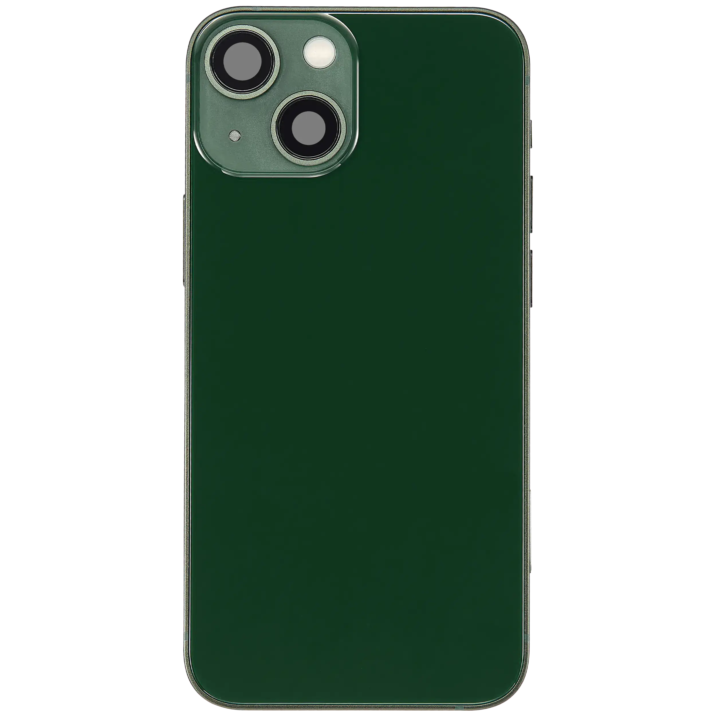Backcover/Rahmen mit Ladebuchse Flex & Small Parts für iPhone 13 Mini (EU / Global Version) (gebrauchter OEM-Ausbau, Qualität B) (Grün)
