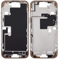 Midframe/Rahmen mit Power And Volume Button für iPhone 16 Pro Max (EU / Global Version) (Aftermarket Plus) (Desert Titanium)