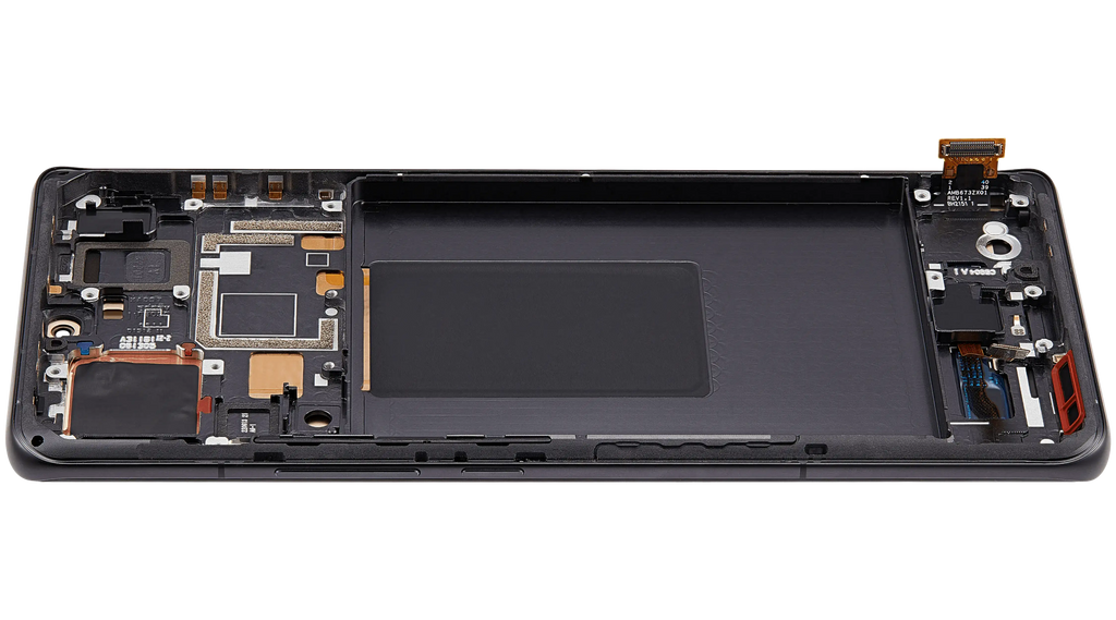 OLED-Display mit Rahmen für Xiaomi 12 Pro / 12S Pro (Refurbished) (Grau)
