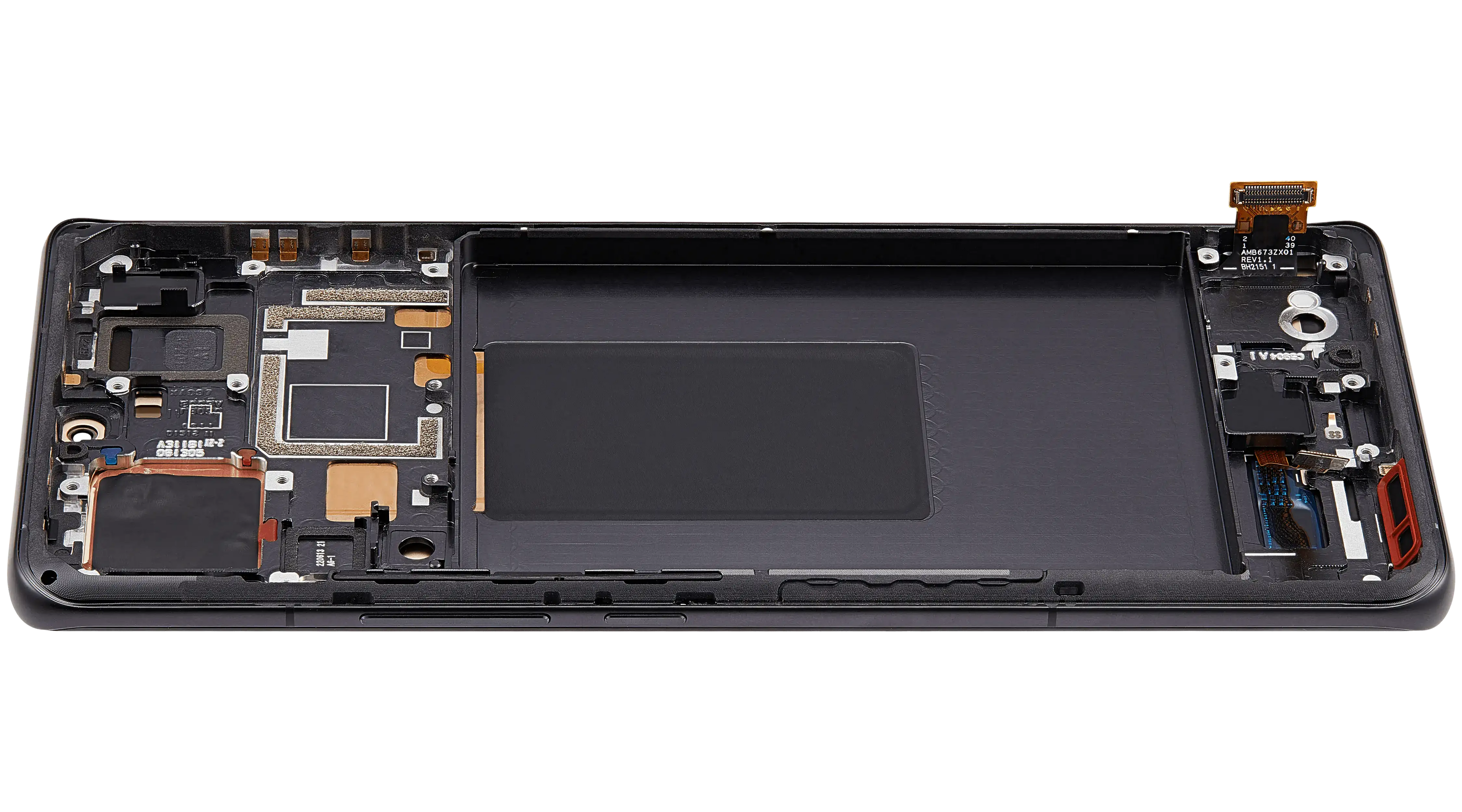 OLED-Display mit Rahmen für Xiaomi 12 Pro / 12S Pro (Refurbished) (Grau)
