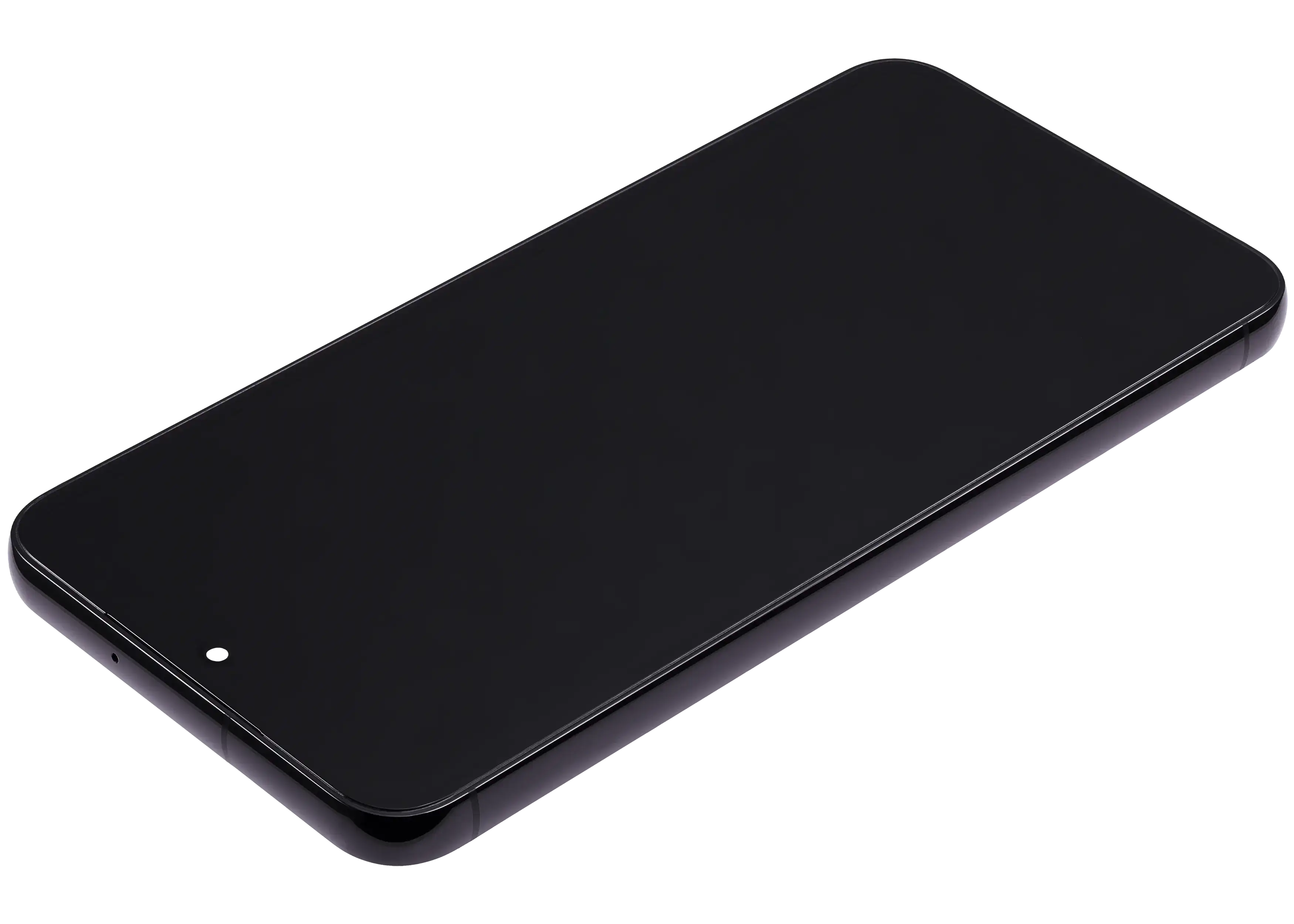 OLED-Display mit Rahmen für Samsung Galaxy S23 Plus (US & International) (Aftermarket Plus) (120Hz) (Phantom Black)