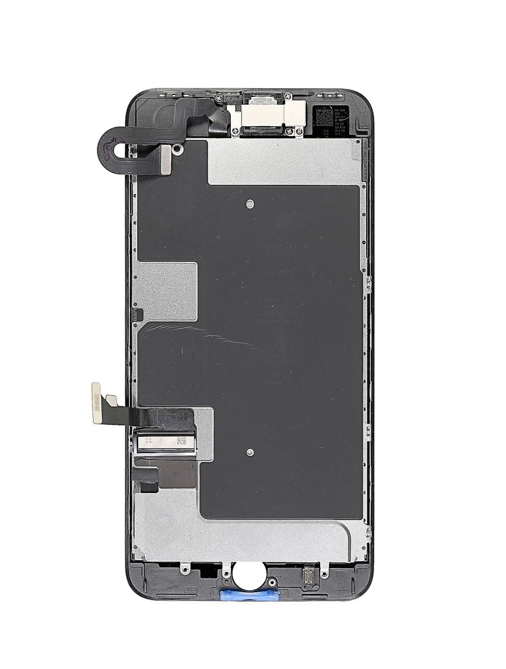Complete LCD-Display mit Stahlplatte für iPhone 8 Plus (mit Front Camera: Prox Sensor & Ear Speaker) (Aftermarket Plus Quality: XO6) (Schwarz)