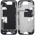 Midframe/Rahmen mit Power And Volume Button für iPhone 16 Pro (US-Version) (Aftermarket Plus) (Schwarz Titanium)