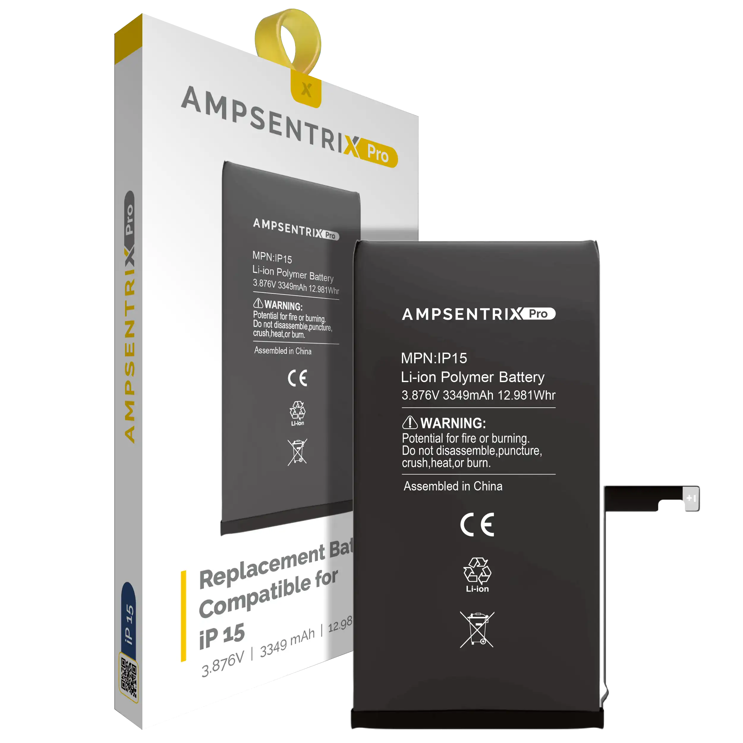 Replacement Battery for iPhone 15 and iPhone 15 Pro
