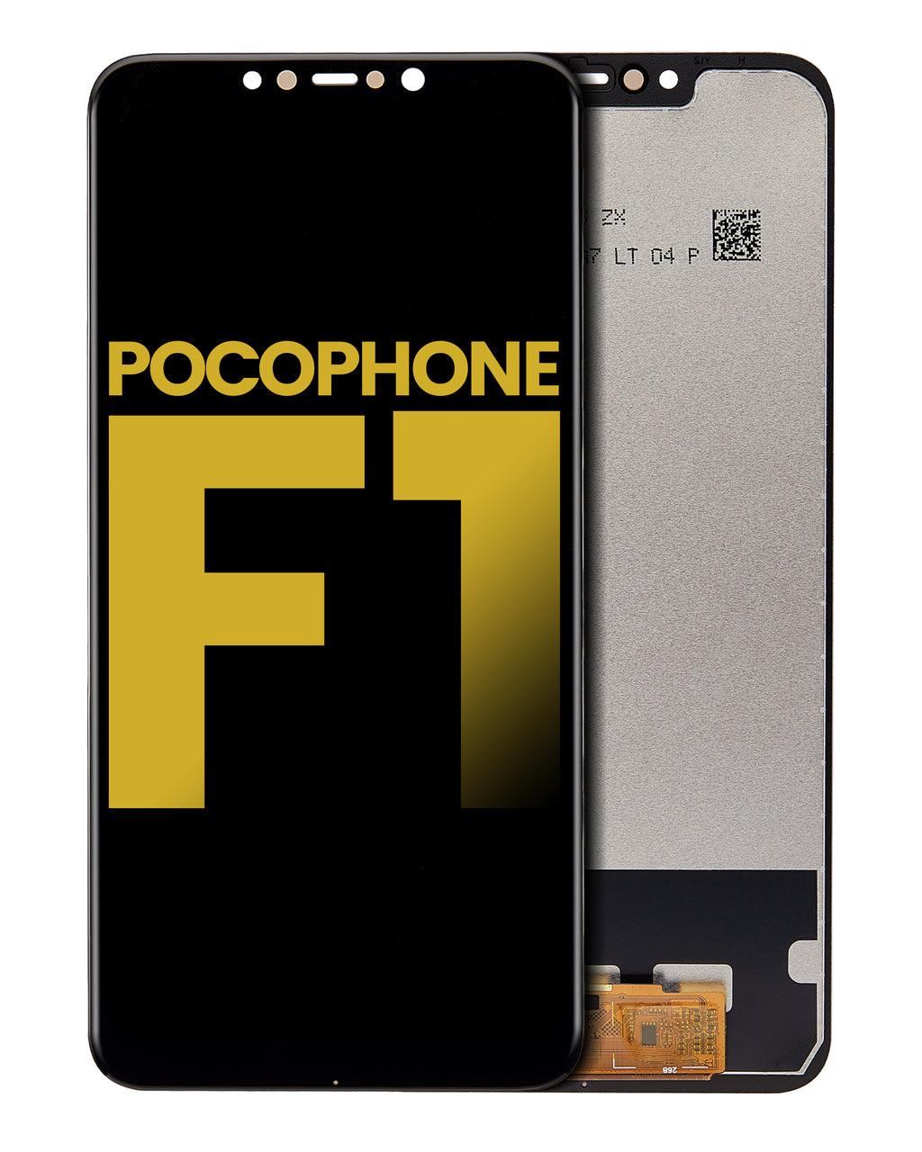 LCD-Display ohne Rahmen für Xiaomi Poco F1 (Refurbished, Alle Farben)
