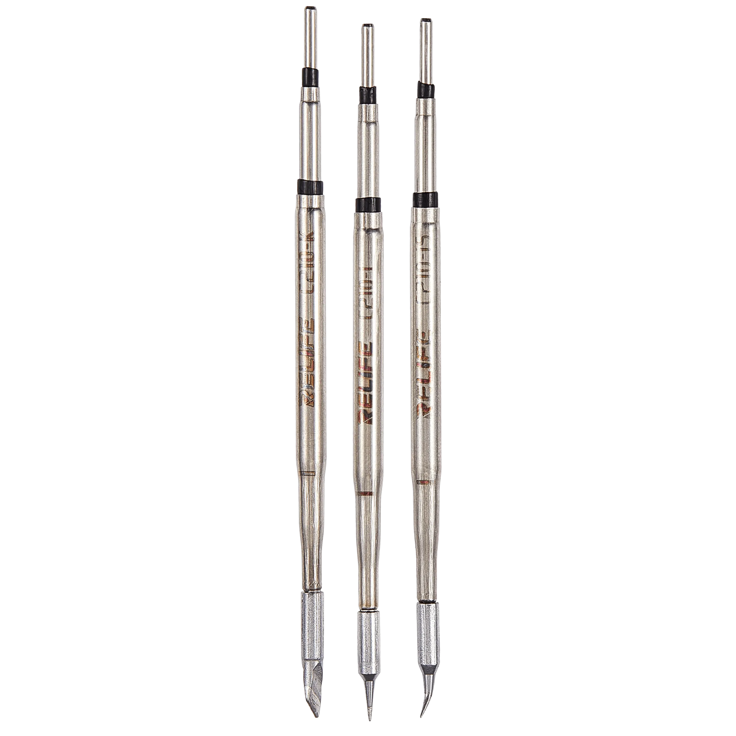 210 Soldering Iron Tip Set (I/S/K) (Relife)
