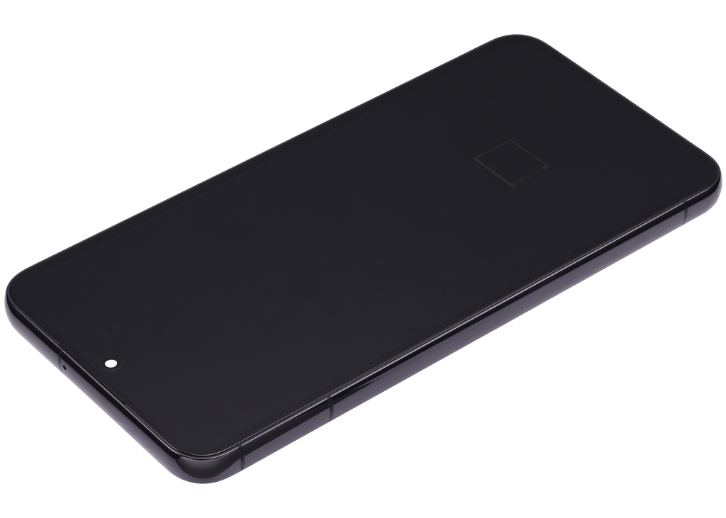 OLED-Display mit Rahmen für Samsung Galaxy S22 Plus 5G (US & Internationale Version) (Aftermarket Plus) (120Hz) (Phantom Black)