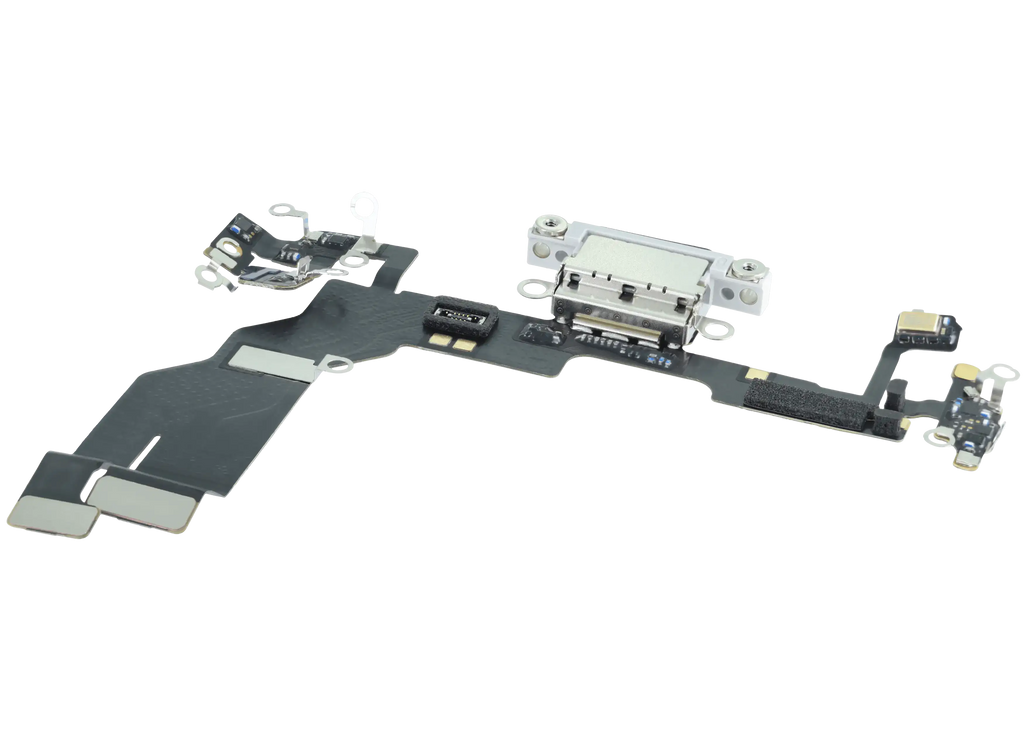 Ladebuchse Flex Cable Compatible für iPhone 17e (Original OEM) (Weiß)