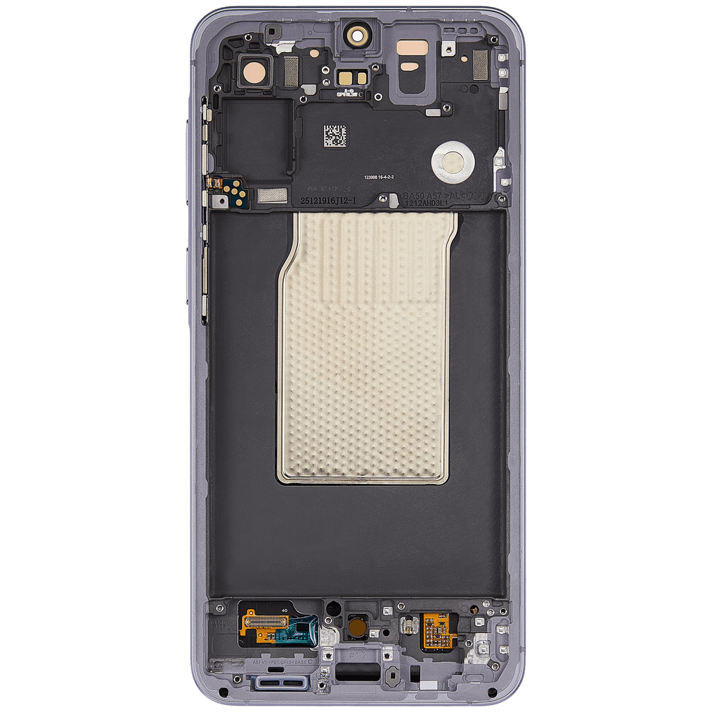 OLED-Display mit Rahmen für Samsung Galaxy A57 5G (A576 / 2026) (Refurbished) (Lilac)