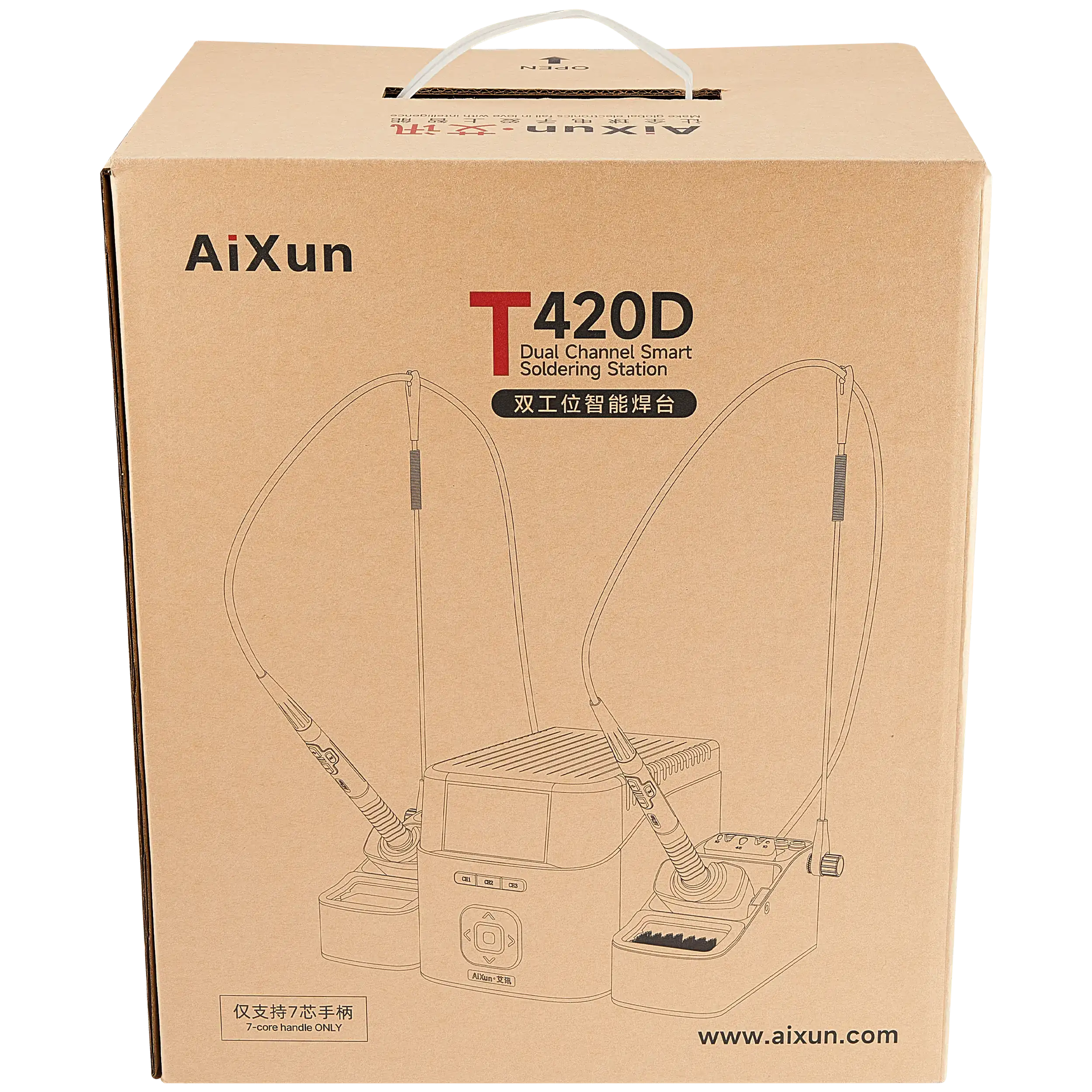 Aixun T420D Lötstation Dual Channel WiFi T210/T115/T245 220V