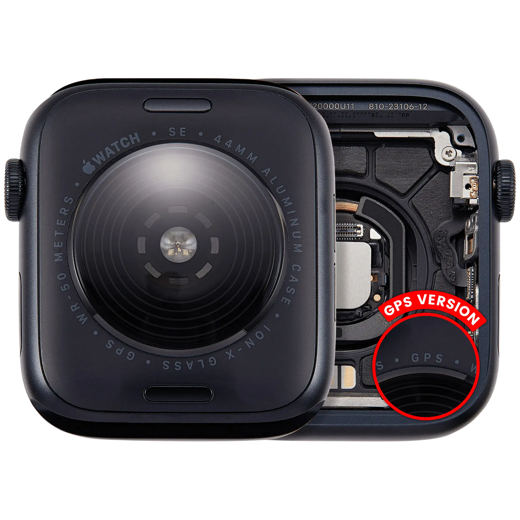 Backcover/Rahmen für Watch Series SE 3rd (44MM) (gebrauchter OEM-Ausbau, Qualität A) (GPS Version) (Aluminum / Midnight)