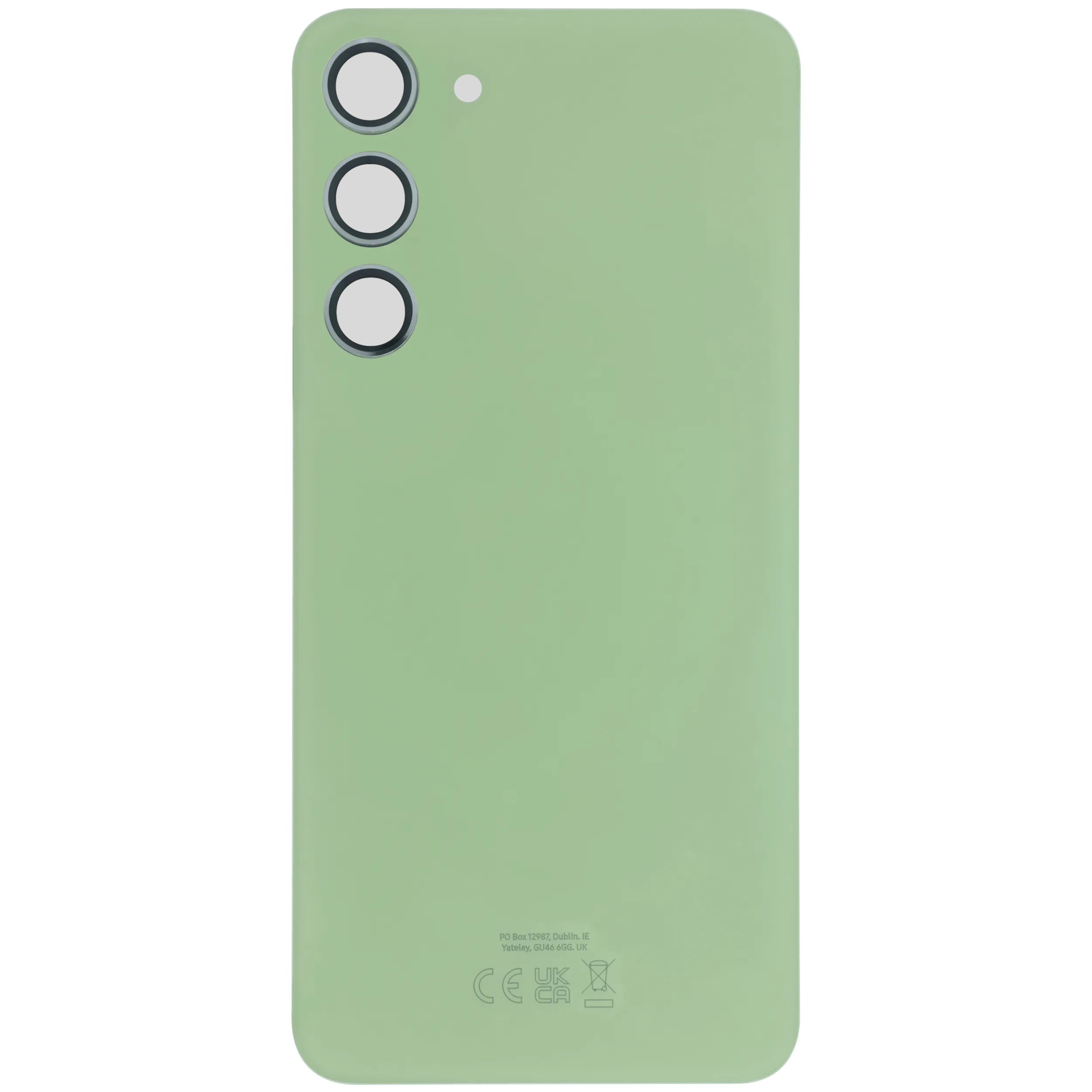 Backcover Glass mit Camera Lens Compatible für Samsung Galaxy S23 Plus (S916B) (Service Pack) (Lime)