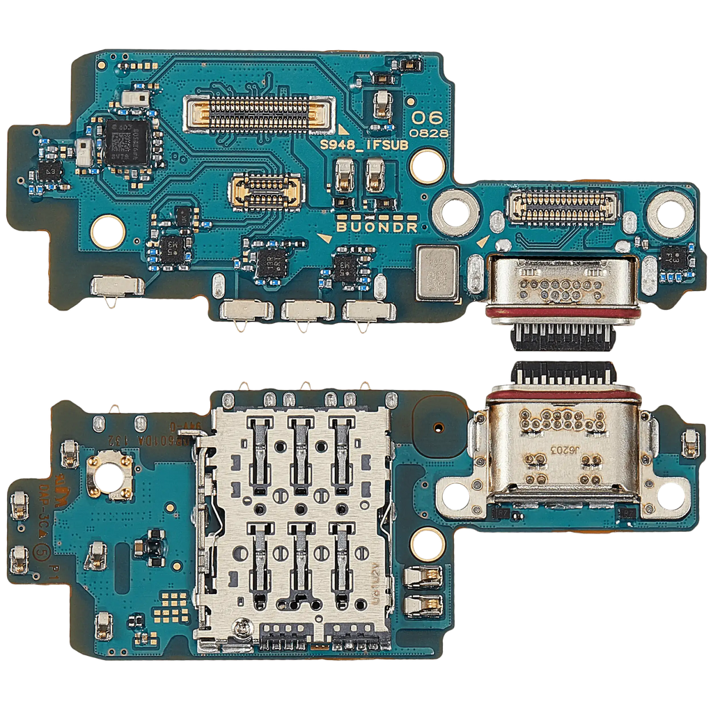 Ladebuchse Board mit Sim Card Reader für Samsung Galaxy S26 Ultra (S948O) (Dual Card Version) (Premium)