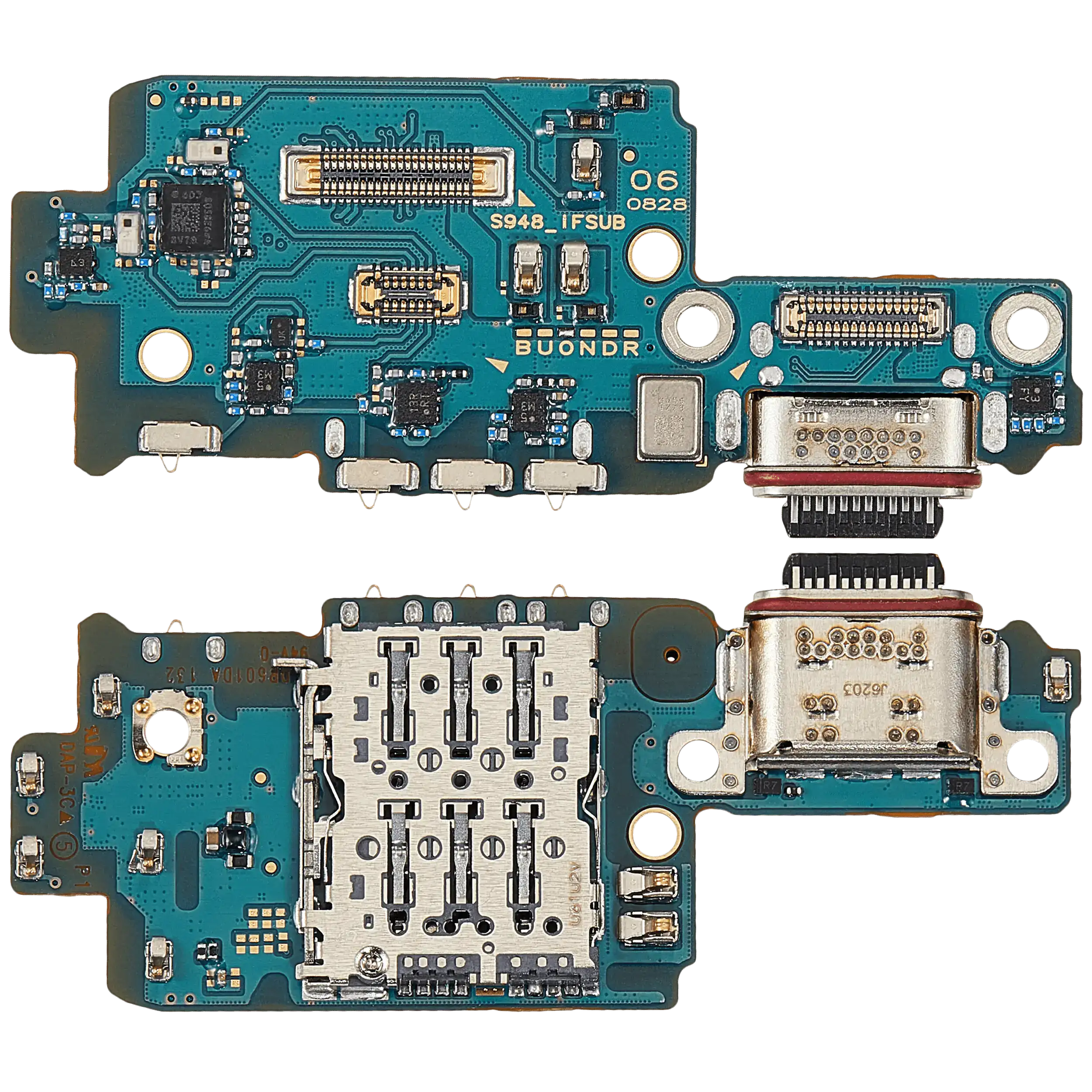 Ladebuchse Board mit Sim Card Reader für Samsung Galaxy S26 Ultra (S948O) (Dual Card Version) (Premium)