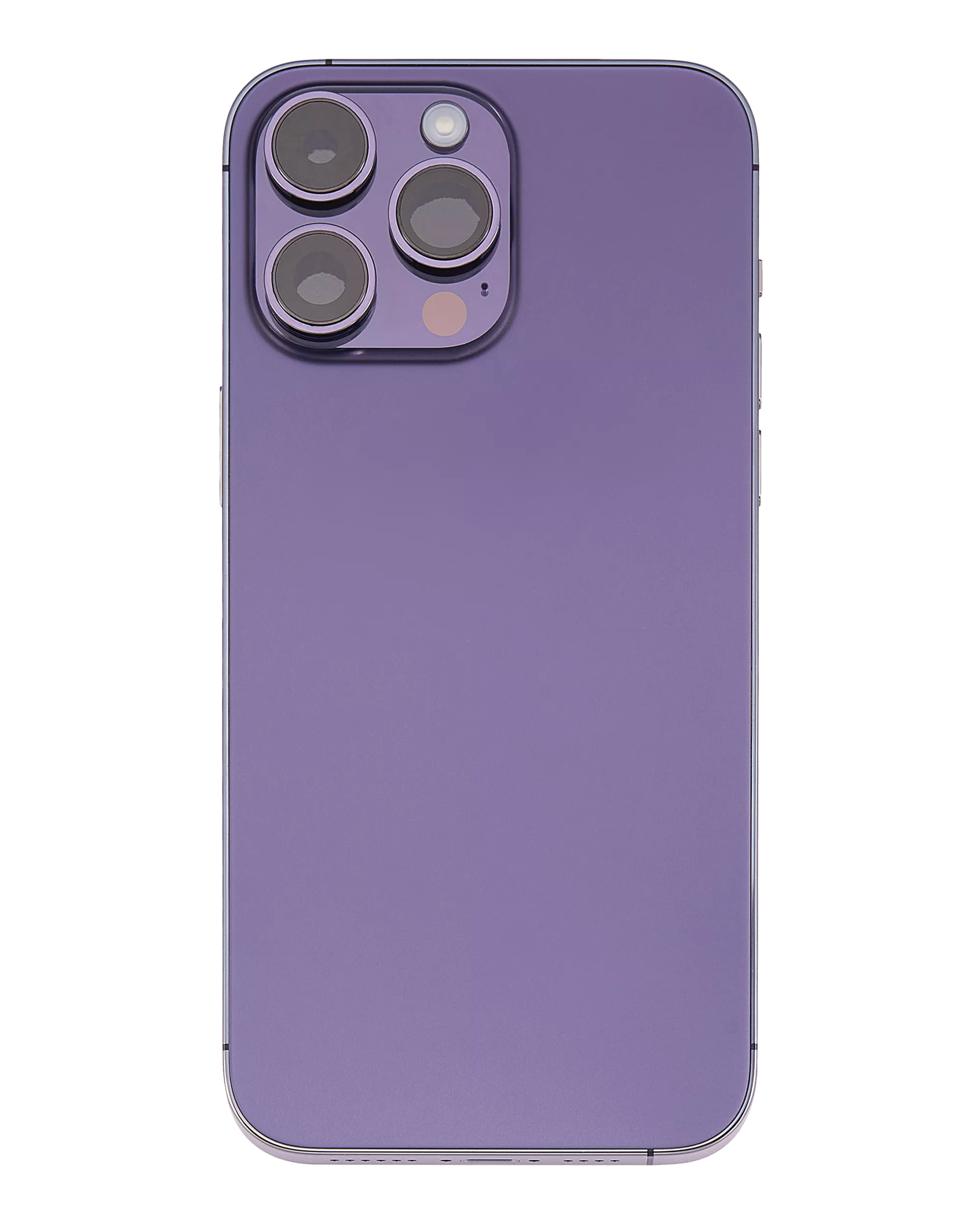Backcover/Rahmen mit Small Parts für iPhone 14 Pro Max (US-Version) (gebrauchter OEM-Ausbau, Qualität B) (Deep Purple)