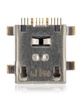 Ladebuchse zum Löten - 12 Pin - Micro A - 4 Ankerpunkte (C230)