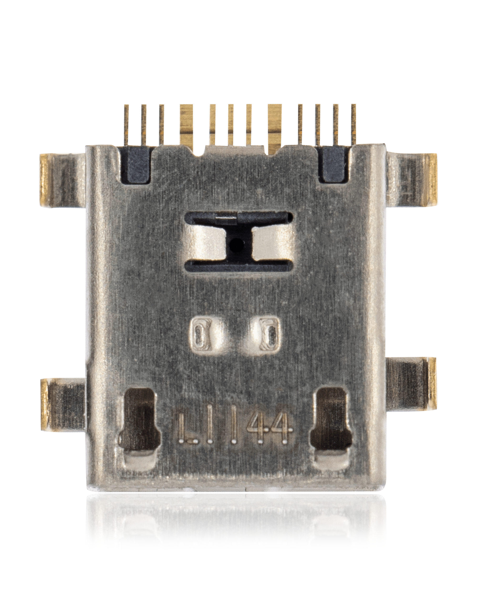 Ladebuchse zum Löten - 12 Pin - Micro A - 4 Ankerpunkte (C230)