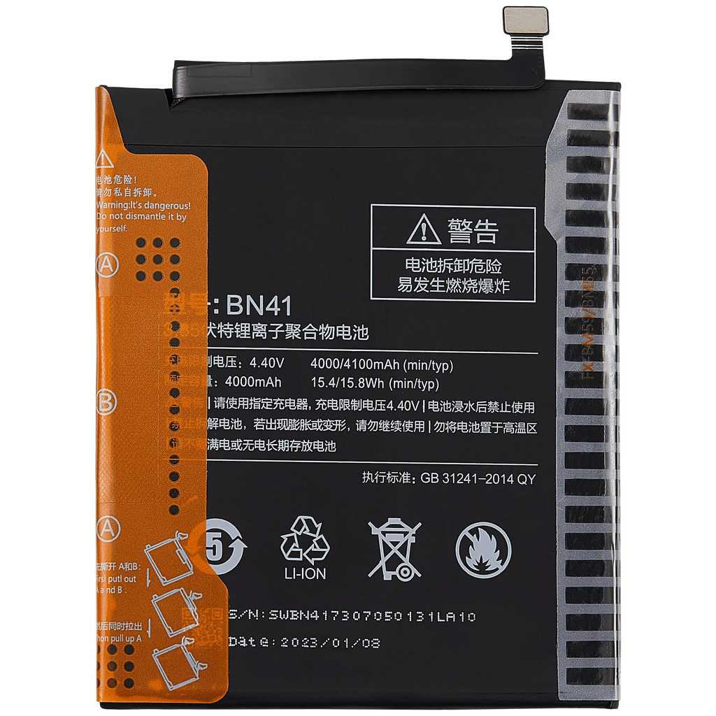 Replacement Akku für Xiaomi Redmi Note 4 (BN41)