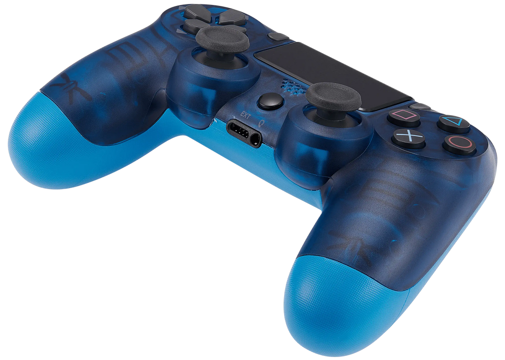 DoubleShock 4 Wired Controller für Playstation 4 (Crystal Blue)
