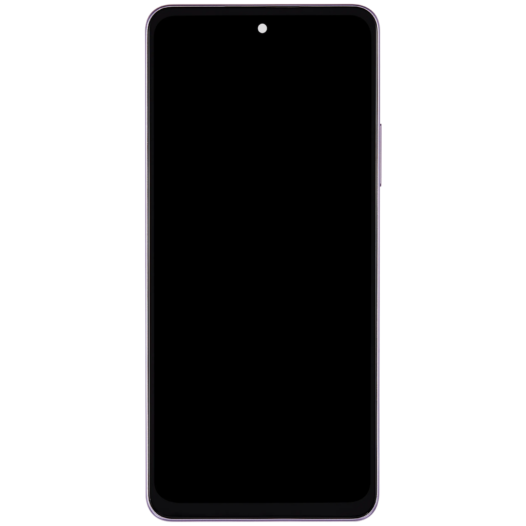 LCD-Display mit Rahmen Compatible für OPPO A5 Pro 5G (Refurbished) (Flower Pink)