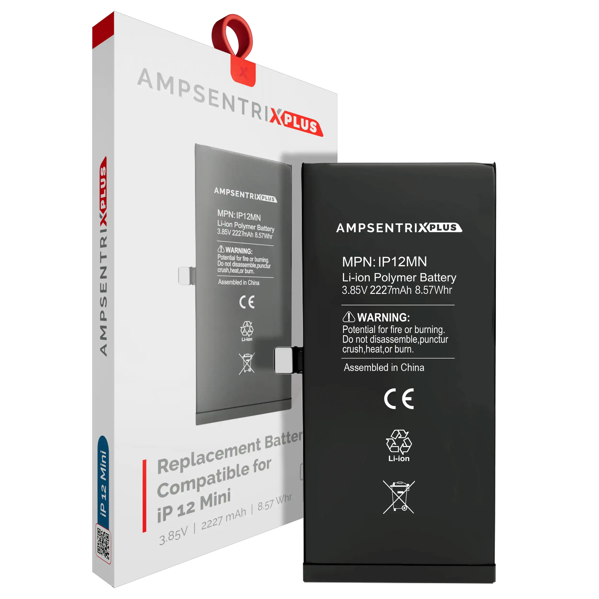 Ersatzakku für iPhone 12 Mini (Ampsentrix Plus)